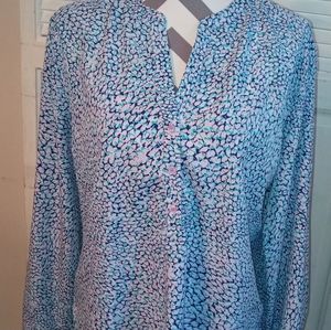 Long sleeve dressy blouse